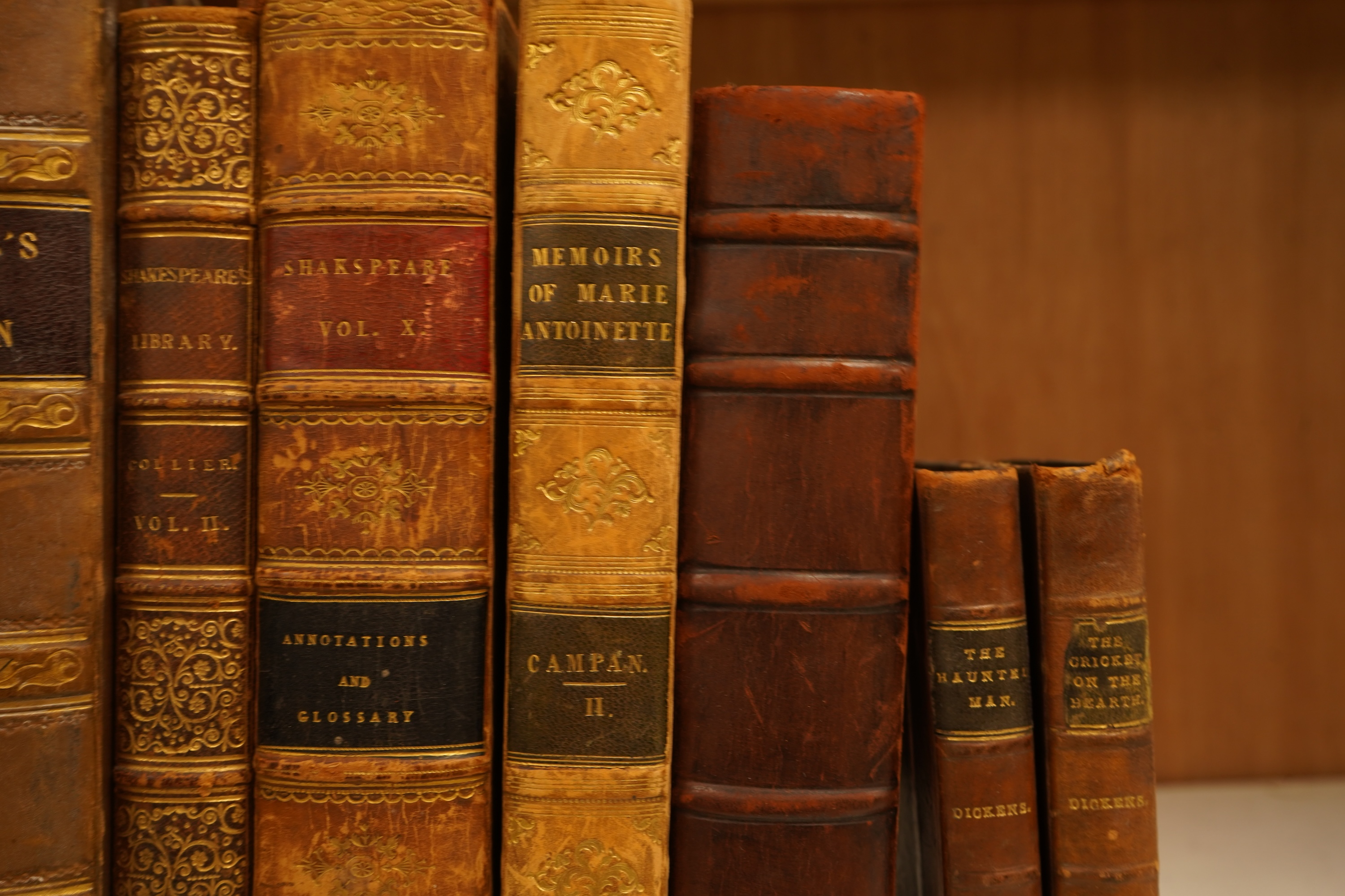 Collections Relating to the History of Mary Queen of Scotland ... vols.I-III only (ex.4); contemp. gilt ruled calf, 4to. Edinburgh, 1727; Boswell, James - Life of Johnson: including the Tour to the Hebrides. new edition,